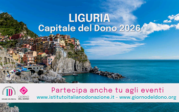 Giorno del Dono 2026: la Liguria è Capitale, ma la rete del non profit si mobilita in tutta Italia